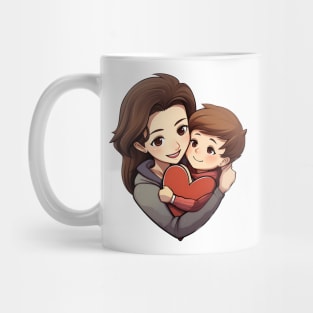 In a mother's love, a child finds the most genuine reflection Mug